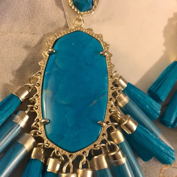 Kendra Scott Cristina Stone Tassel Earrings - Picture 7 of 8